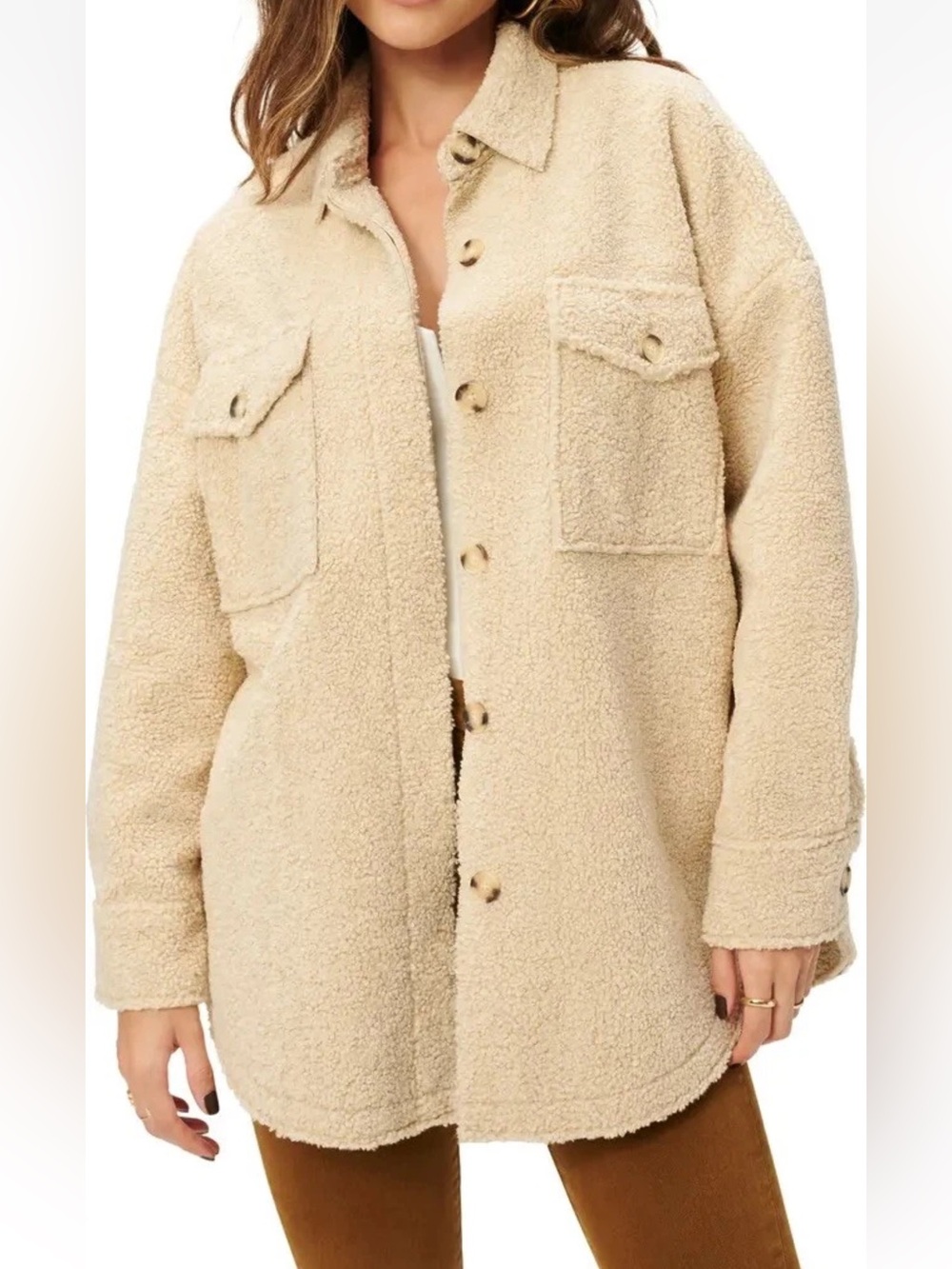 Good American Contour Sherpa Shackleton Size 3/4 L/XL